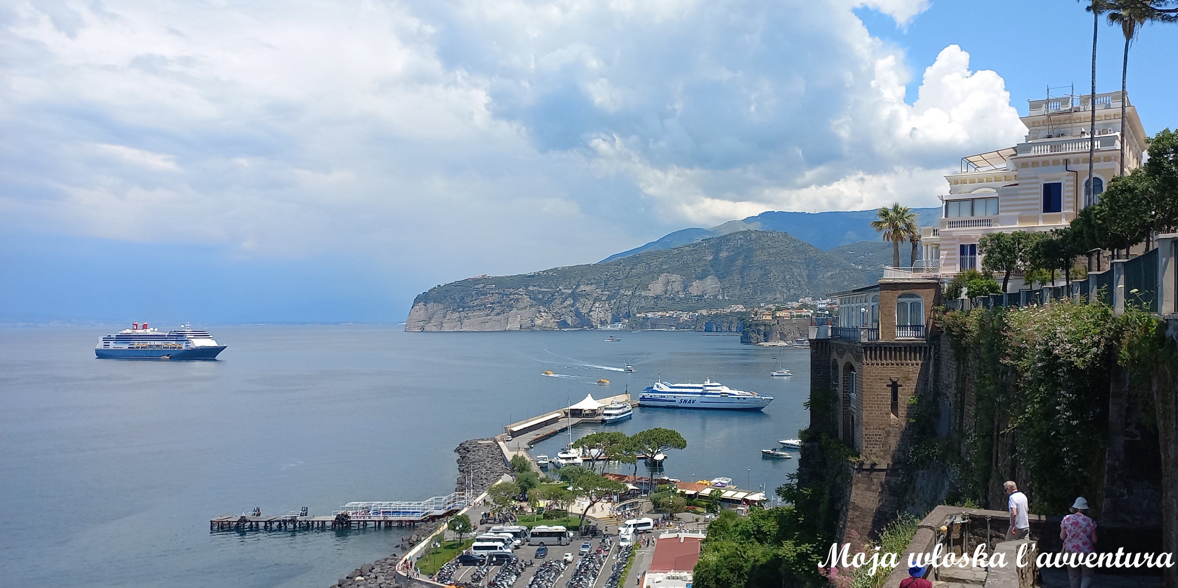 Sorrento. Miasto na klifie